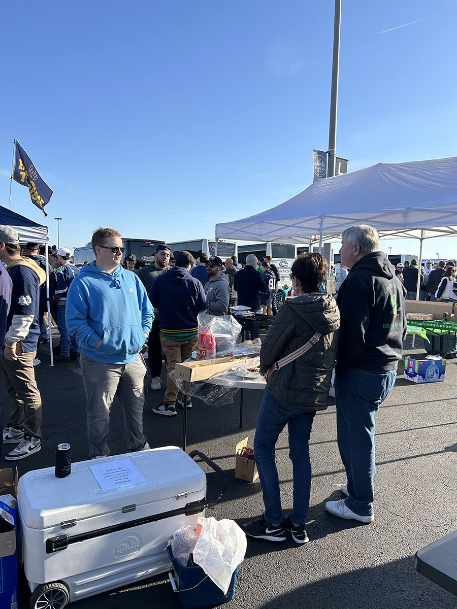 Notre Dame at Navy Game on October 26, 2024 first photo